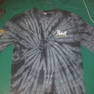 Loser Machine CompanyxPBR black tiedye longsleeve